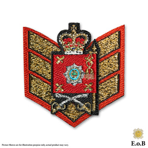 1/6 British Army Full Dress Irish Guards Colour Sergeant Rank Badge