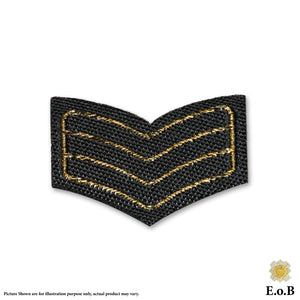 1/6 Insignia de rango de vestimenta del sargento n. ° 1 del ejército británico