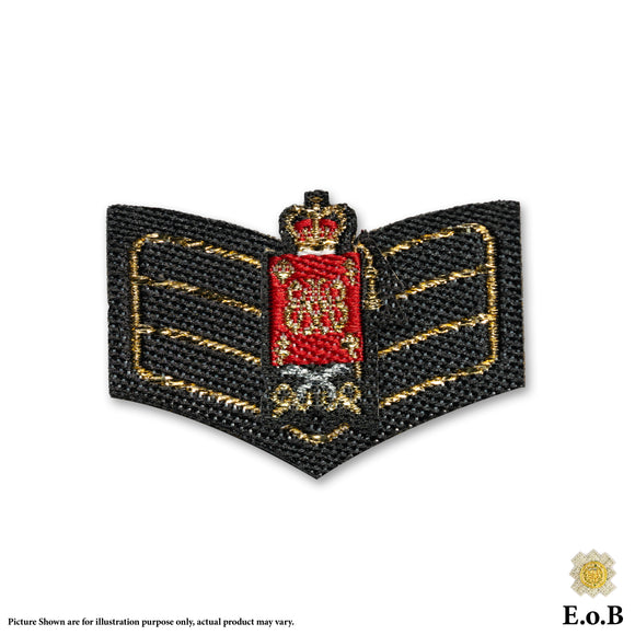 1/6 British Army No.1 Dress Grenadier Guards Color Sergeant Rank Badge