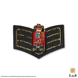 1/6 British Army No.1 Dress Scots Guards Badge de grade de sergent de couleur