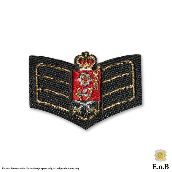 1/6 British Army No.1 Dress Coldstream Guards Colour Sergeant Rank Badge