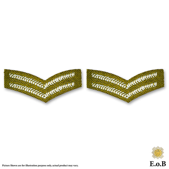 1/6 Insignia de rango de vestimenta de cuerpo entero del ejército británico número 2