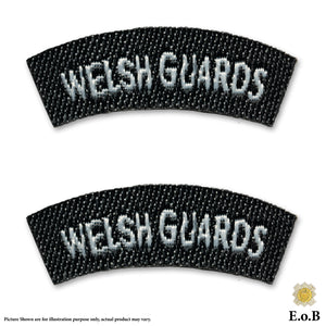 1/6 Ejército Británico The Welsh Guards Shoulder Title Flash