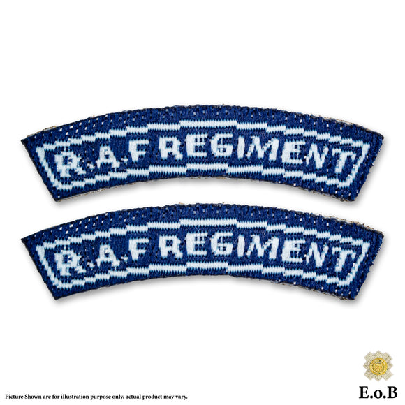 1/6 Royal Air Force Regiment Shoulder Title Flash