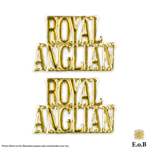 1/6 British Army The Blues and Royals Shoulder Title Flash