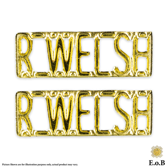 1/6 British Army Royal Welsh Shoulder Title