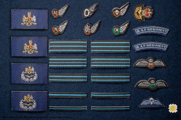 1/6 The Royal Air Force Officer Tropical Insignia Set